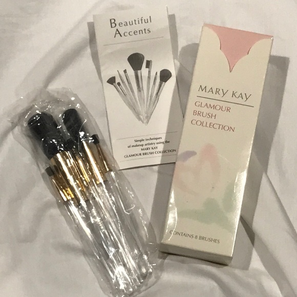 Mary Kay Glamour 8 Piece Brush Collection - Picture 1 of 8